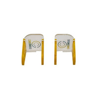 CARBONREVO CACHE LED AVANT TRANSPARENT - PAIRE - DUALTRON RAPTOR/1/2/ULTRA